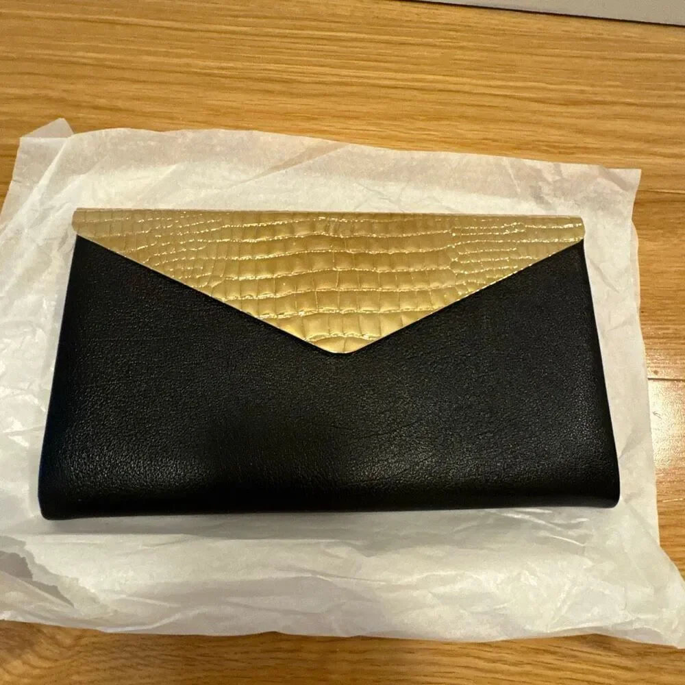 Jimmy Choo Leather Clutch Black